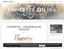 Tablet Screenshot of powertex.com.pl